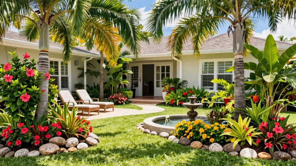 7 Tropical Front Yard Landscaping Ideas That Make Your Home Feel Like a Five-Star Island Resort