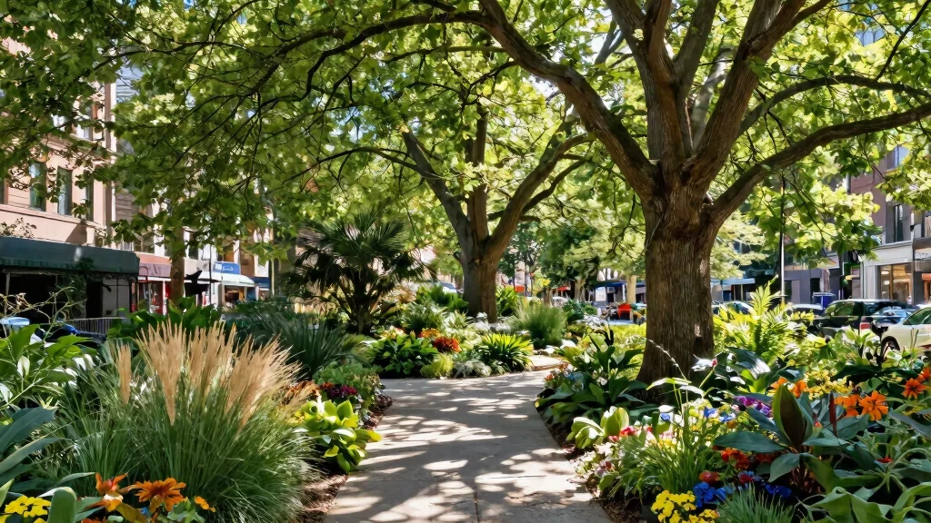 8 Large Tree Landscaping Ideas That Make Bold Statements and Define Every Space Around Them