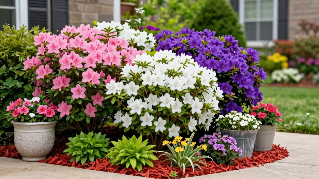 9 Azalea Front Yard Landscaping Ideas That Explode With Color Every Single Spring